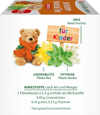 Arzneitee, Husten-Bronchial Tee für Kinder (12 Beutel), 18 g