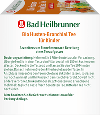Arzneitee, Husten-Bronchial Tee für Kinder (12 Beutel), 18 g