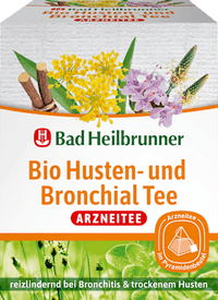 Arzneitee, Husten- & Bronchial Tee (12 Beutel), 24 g