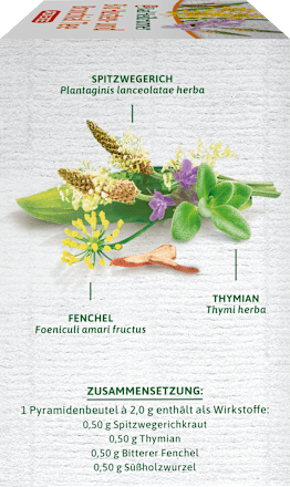 Arzneitee, Husten- & Bronchial Tee (12 Beutel), 24 g