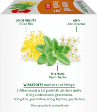Arzneitee, Husten- & Bronchial Tee (12 Beutel), 24 g