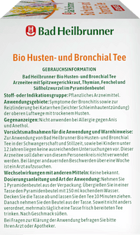 Arzneitee, Husten- & Bronchial Tee (12 Beutel), 24 g
