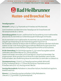 Arzneitee Husten- & Bronchialtee (10 Stück), 12 g