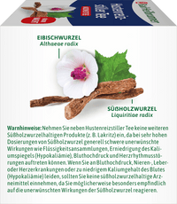 Bad Heilbrunner Arzneitee, infusion calmant la toux (12 sachets), 21 g