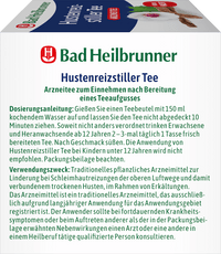 Bad Heilbrunner Arzneitee, infusion calmant la toux (12 sachets), 21 g