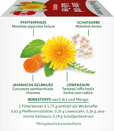 Arzneitee, Leber- & Galle Tee (12 Beutel), 21 g