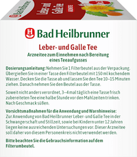 Arzneitee, Leber- & Galle Tee (12 Beutel), 21 g