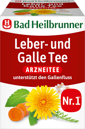 Medicinale thee, lever- en galthee (8 zakjes), 14 g