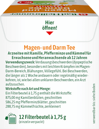 Arzneitee, Magen- & Darm Tee (12 Beutel), 21 g