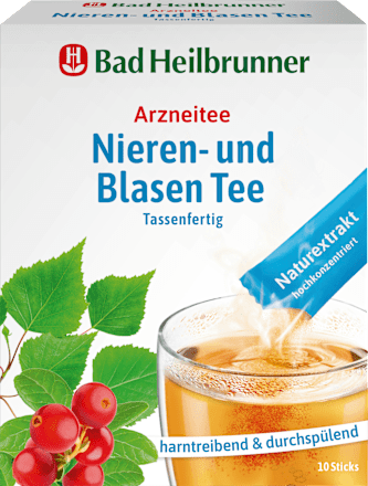 Arzneitee, Nieren- & Blasen Tee (10 Sticks), 12 g