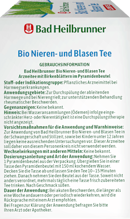 Arzneitee, Nieren- & Blasentee (12 Beutel), 24 g