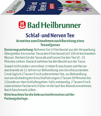 Arzneitee, Schlaf- & Nerven Tee (12 Beutel), 21 g
