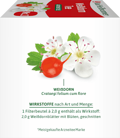 Arzneitee, Weißdorn Tee (12 Beutel), 24 g