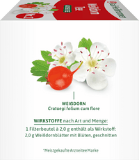 Arzneitee, Weißdorn Tee (12 Beutel), 24 g