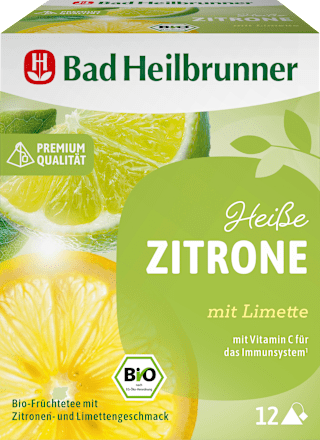 Früchtetee, Heiße Zitrone mit Limette (12 Beutel), 30 g