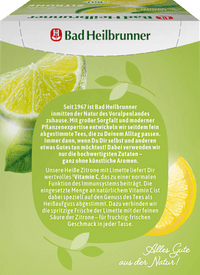 Früchtetee, Heiße Zitrone mit Limette (12 Beutel), 30 g