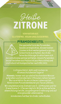 Früchtetee, Heiße Zitrone mit Limette (12 Beutel), 30 g