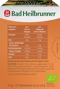 Kräutertee, Bitter Freund (15 Beutel), 27 g