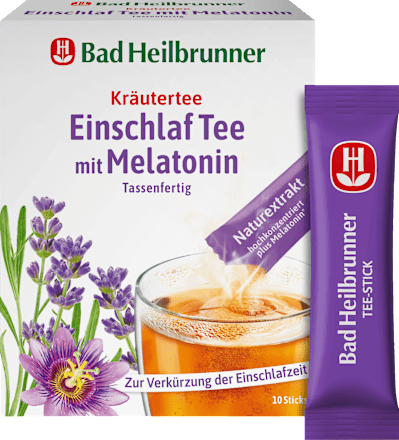 Kräutertee Einschlaftee mit Melatonin (10 Sticks), 10 g