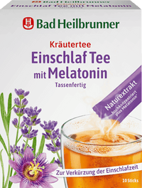 Kräutertee Einschlaftee mit Melatonin (10 Sticks), 10 g