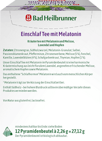 Kräutertee "Einschlaftee mit Melatonin" (12 Beutel), 27,12 g