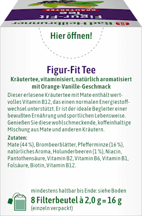 Kruidenthee "Figuur-Fit Thee" (8 zakjes), 16 g