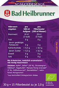 Kräutertee Manuka & Salbei (15 Beutel), 30 g