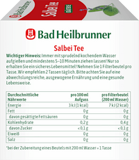Kräutertee, Salbei (12 Beutel), 19,2 g