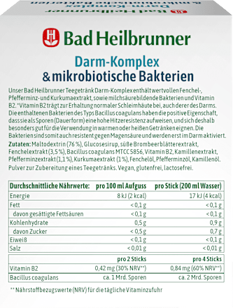 Theedrank darmcomplex &amp; microbiotische bacteriën (10 stuks), 10 g