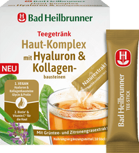 Teegetränk, Haut-Komplex mit Hyaluron & Kollagenbausteinen (10 Sticks), 12 g