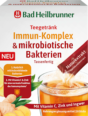 Teegetränk, Immun-Komplex & mikrobiotische Bakterien (10 Sticks), 10 g
