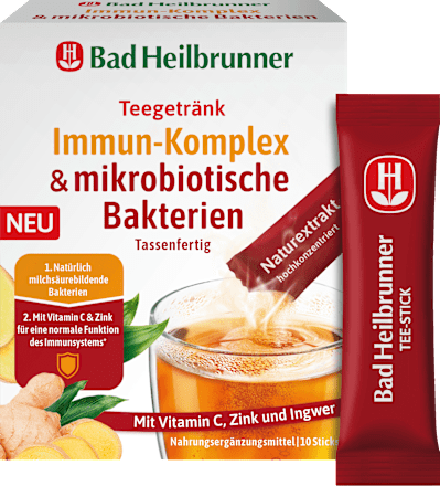 Teegetränk, Immun-Komplex & mikrobiotische Bakterien (10 Sticks), 10 g