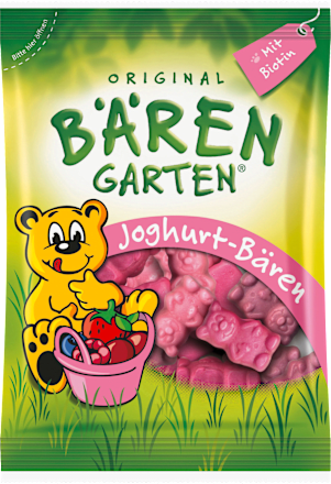 Fruchtgummi, Joghurt-Bären, 125 g