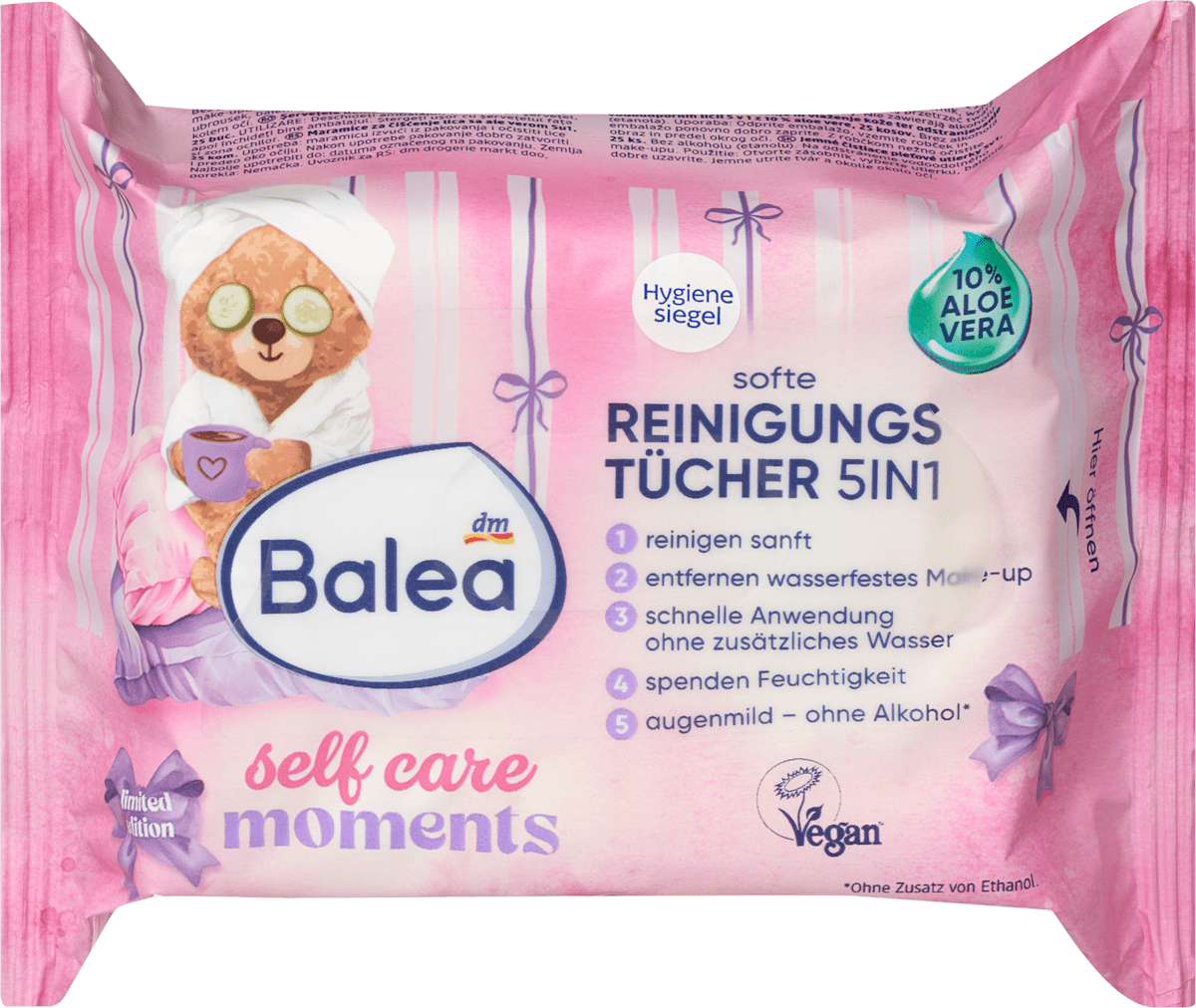 Balea Abschminktücher 5in1, 25 St