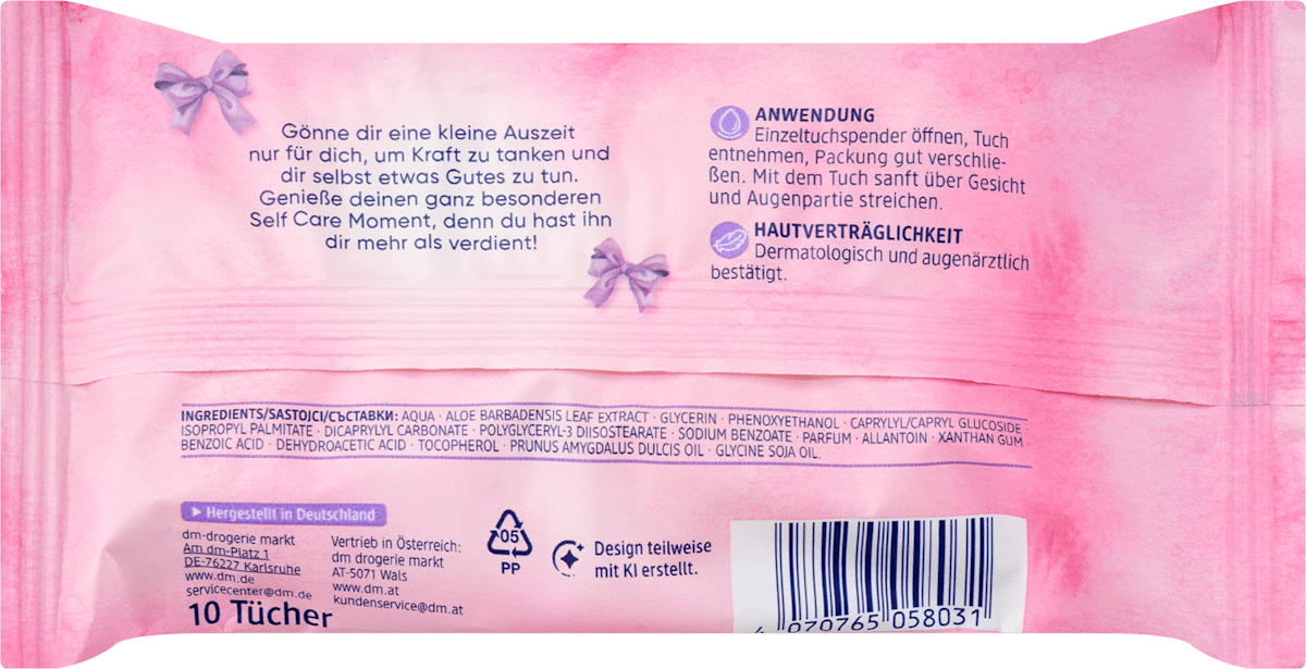 Balea Abschminktücher 5in1, 10 St