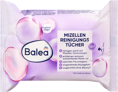Abschminktücher Mizellen, 25 St