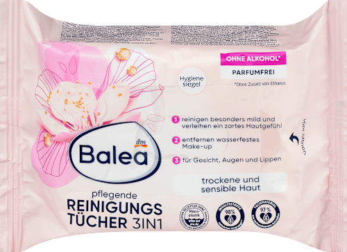 3-in-1 hydraterende make-upremoverdoekjes, 25 stuks