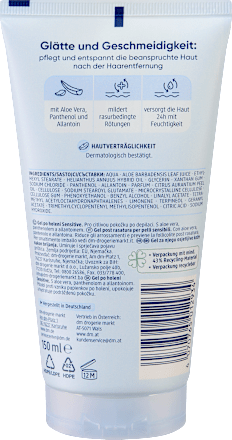 After Shave Pflege-Gel Sensitive, 150 ml