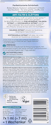 Ampullen Beauty Hyaluronzuur Lifting Behandeling (7x1 ml), 7 ml