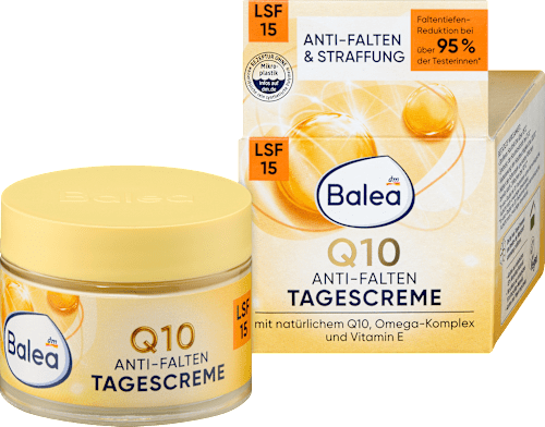 Anti Falten Gesichtscreme Q10 LSF 15, 50 ml