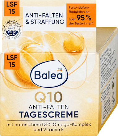 Anti Falten Gesichtscreme Q10 LSF 15, 50 ml