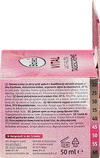 Anti-rimpel gezichtscrème Vital SPF 15, 50 ml