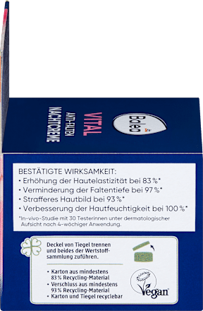 Anti Falten Nachtcreme Vital, 50 ml