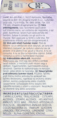 Anti-Wundreib Stick Summer Island, 25 g Balea
