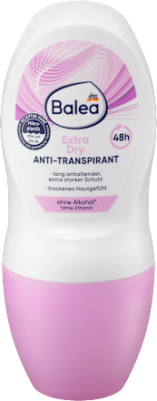 Antitranspirant Deo Roll-on Extra Dry, 50 ml Balea