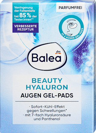 Ooggelpads Beauty Hyaluron (3 paar), 6 stuks