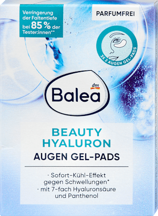 Augen Gel-Pads Beauty Hyaluron (3 Paar), 6 St