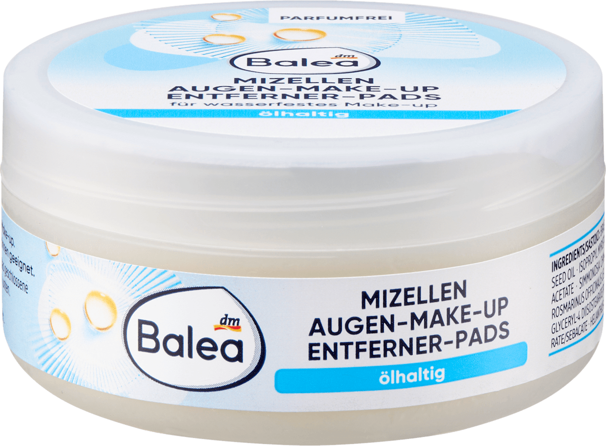 Balea Augen Make-Up-Entferner Pads, 50 St