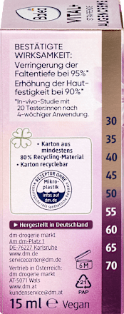 Vital+ verstevigende oogcrème, 15 ml