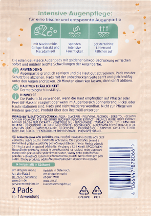Augenpads Gel-Fleece (1 Paar), 2 St